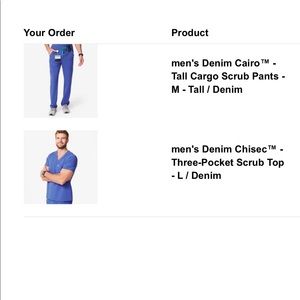 Men’s figs scrub pants!